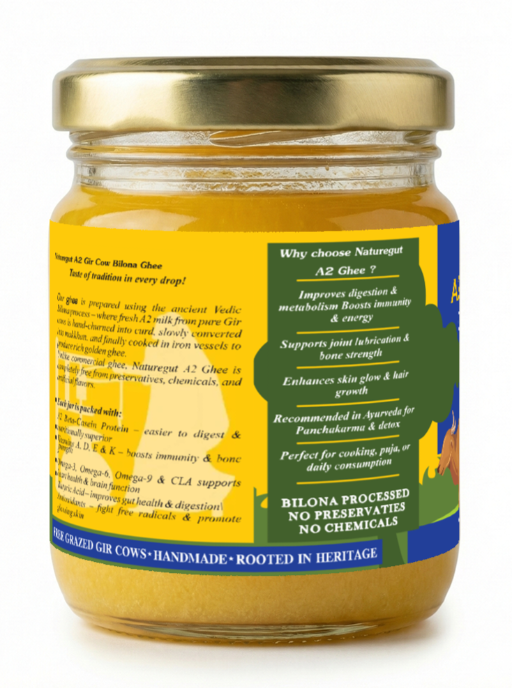100 ml Naturegut A2 Gir Cow Cultured Ghee
